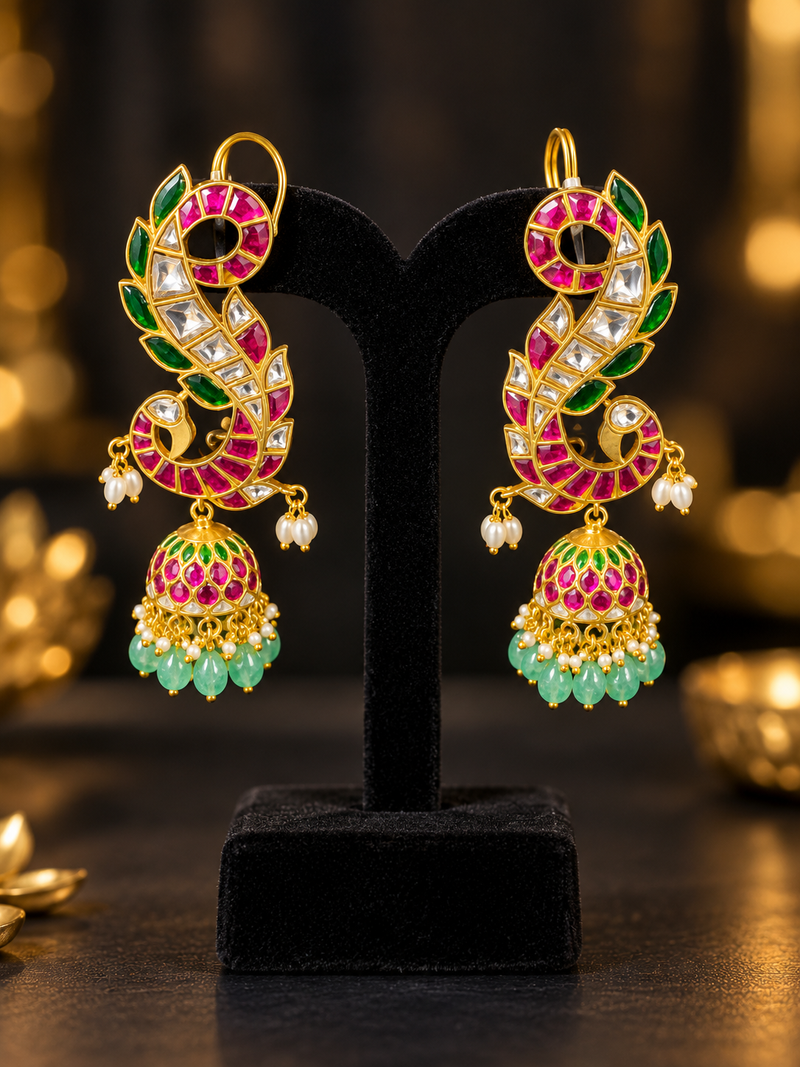 Kundan earring