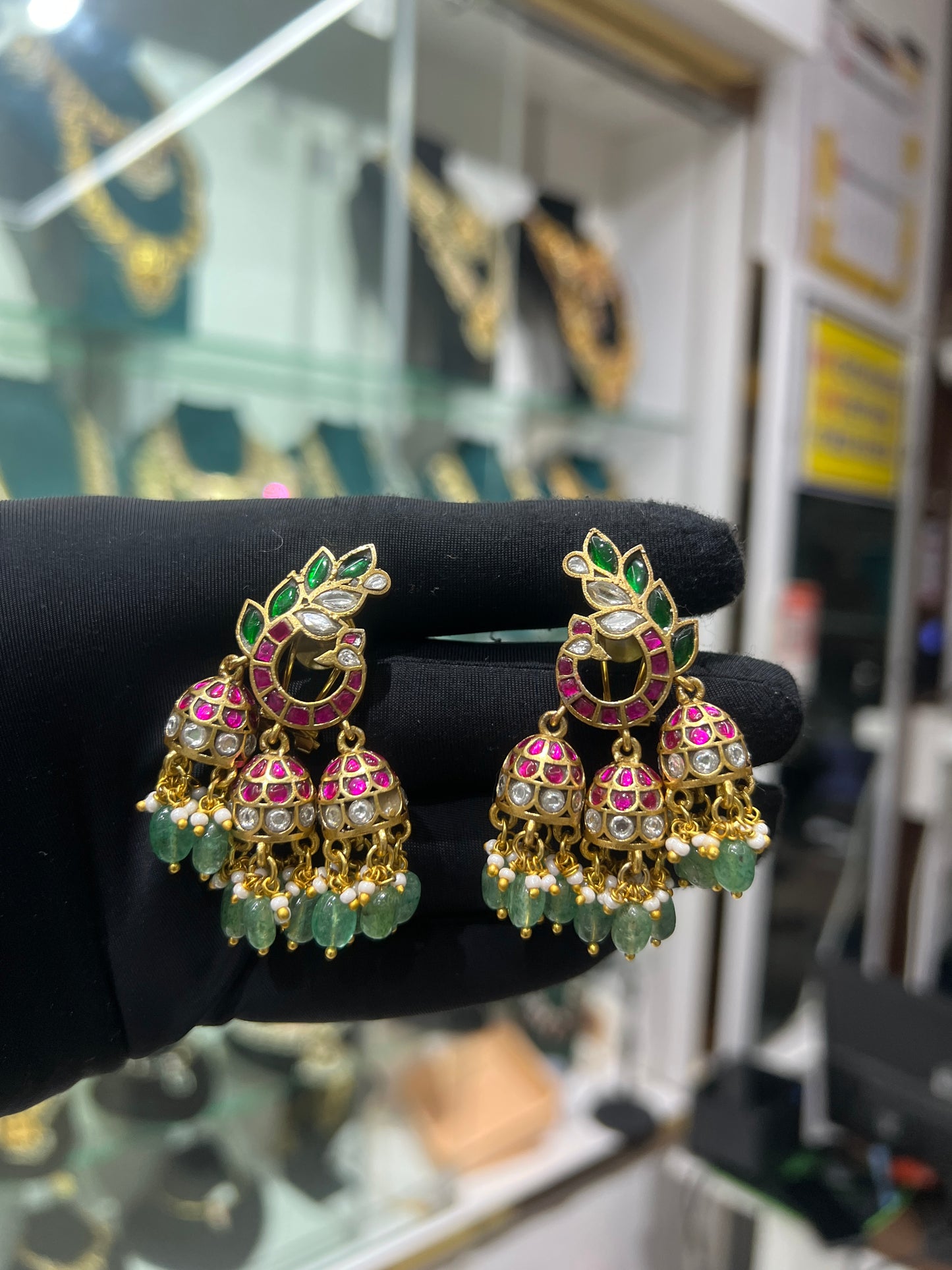 Kundan earrings