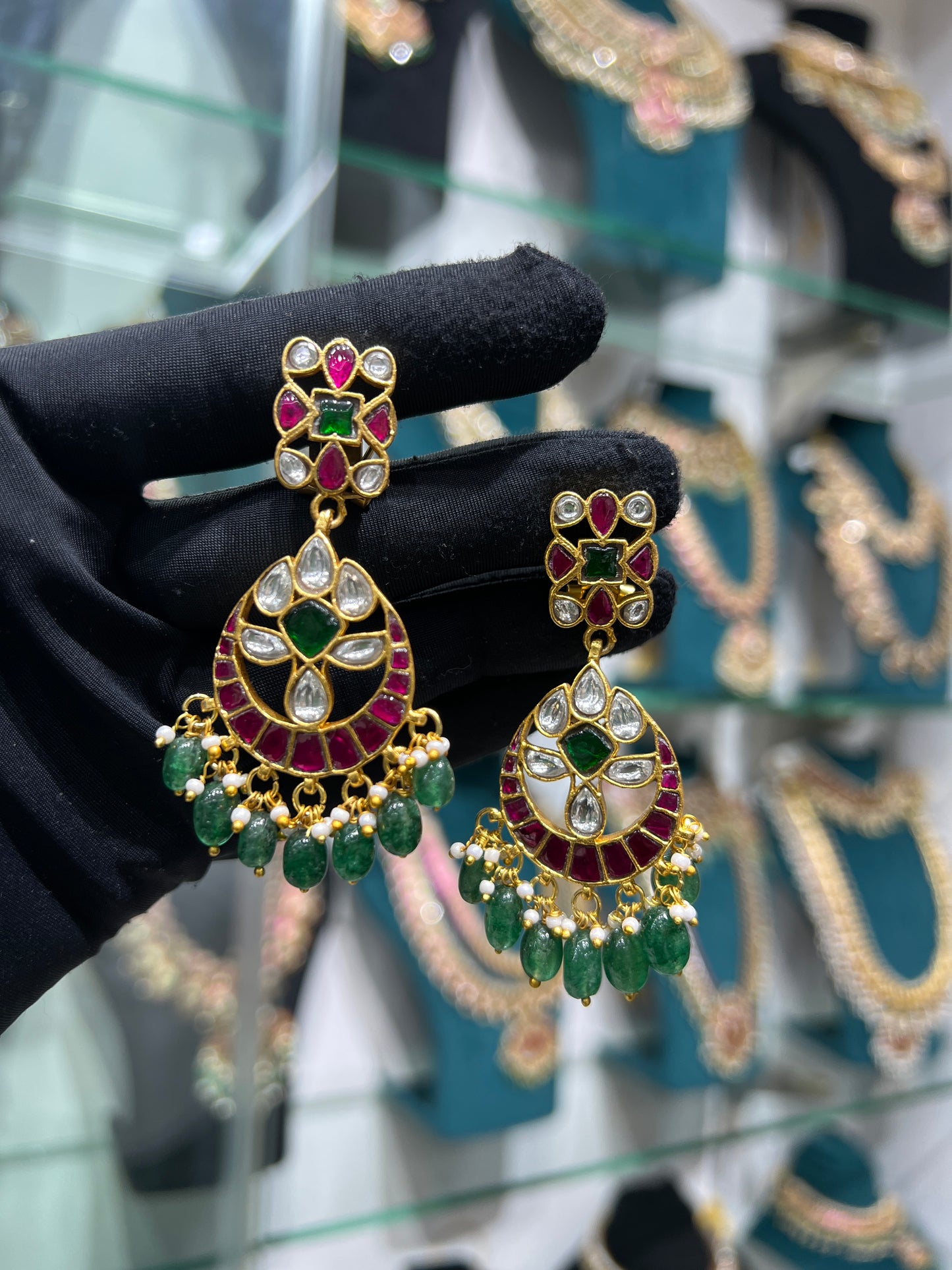 Kundan earring
