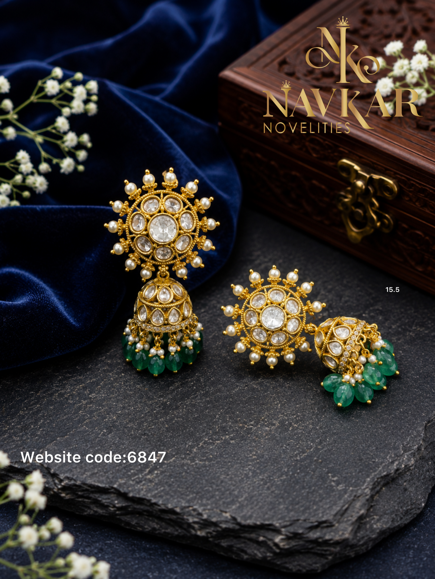 Mossonite earring