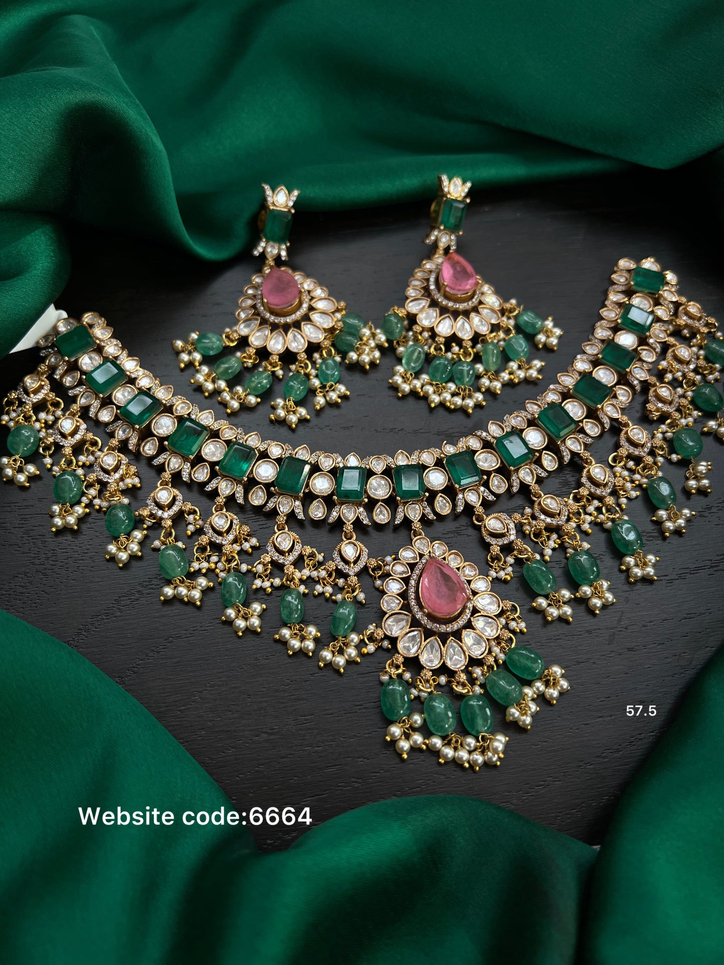 Mossonite necklace
