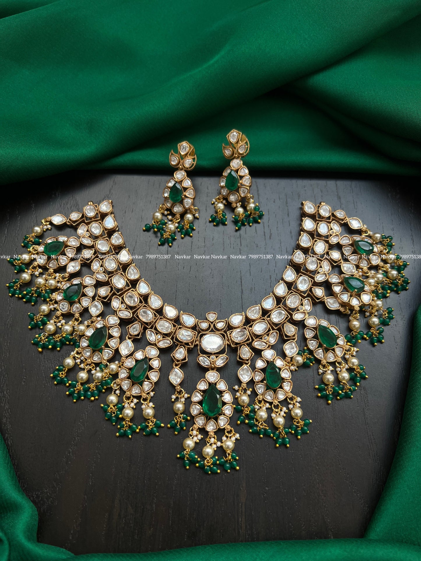Mossonite necklace