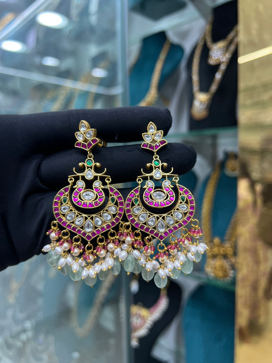 Kundan earrings
