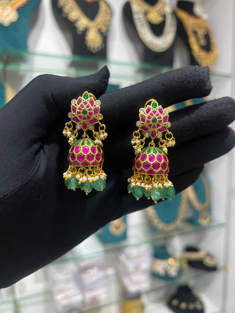 Kundan earrings