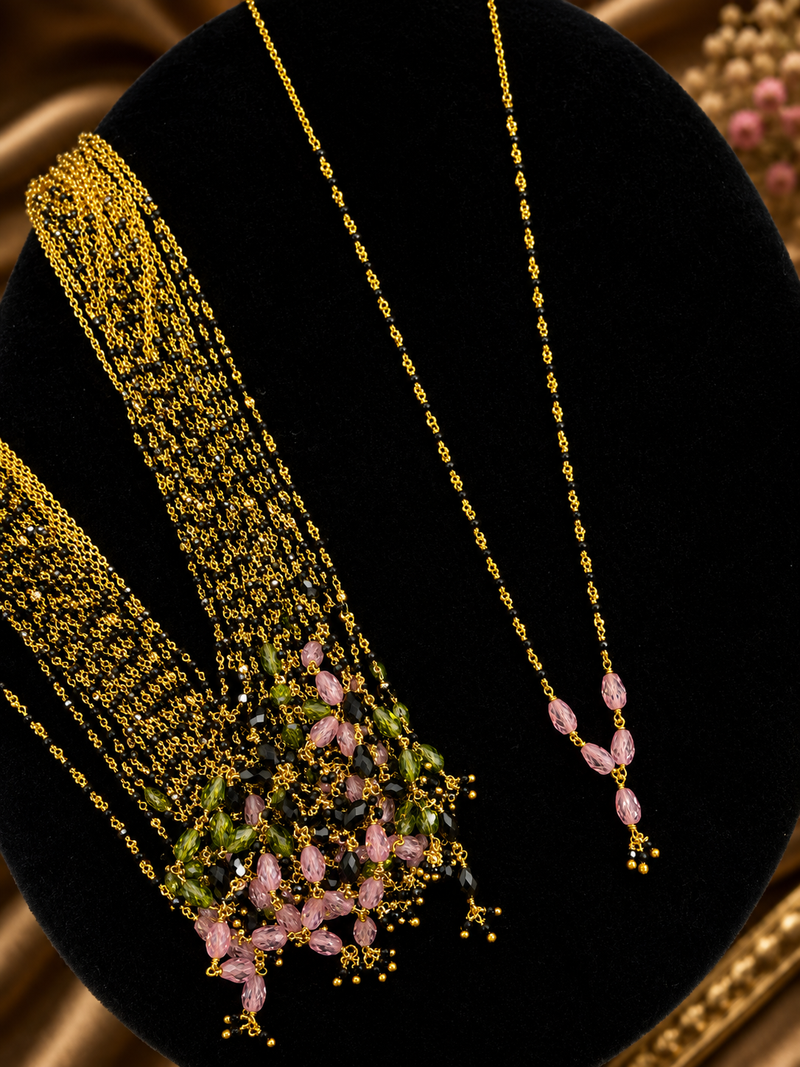 Black beads