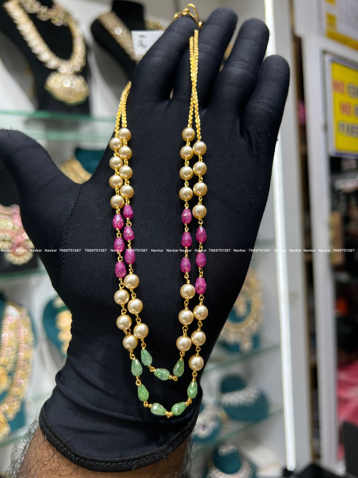 2 line beads Mala