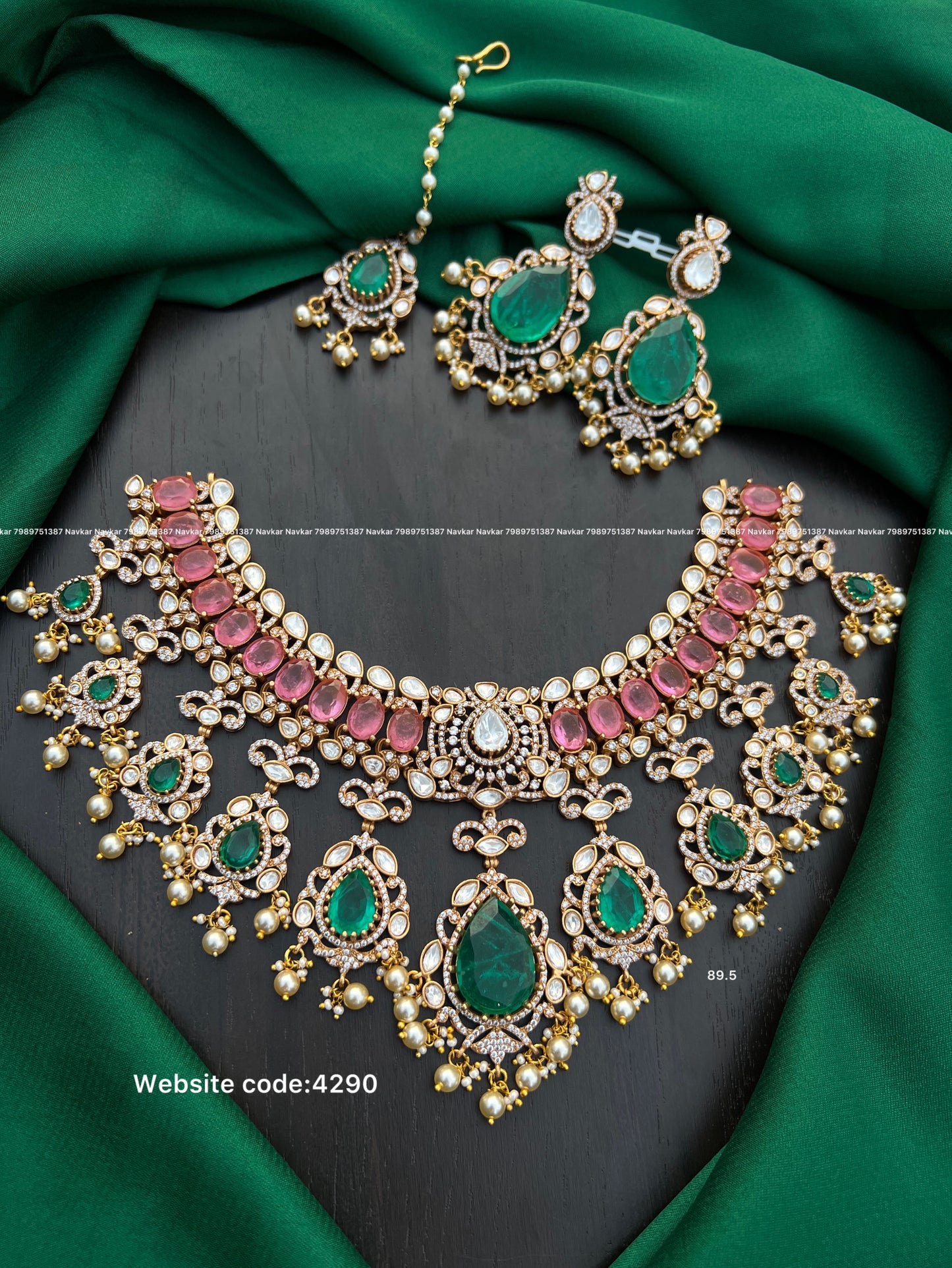 Mossanite necklace