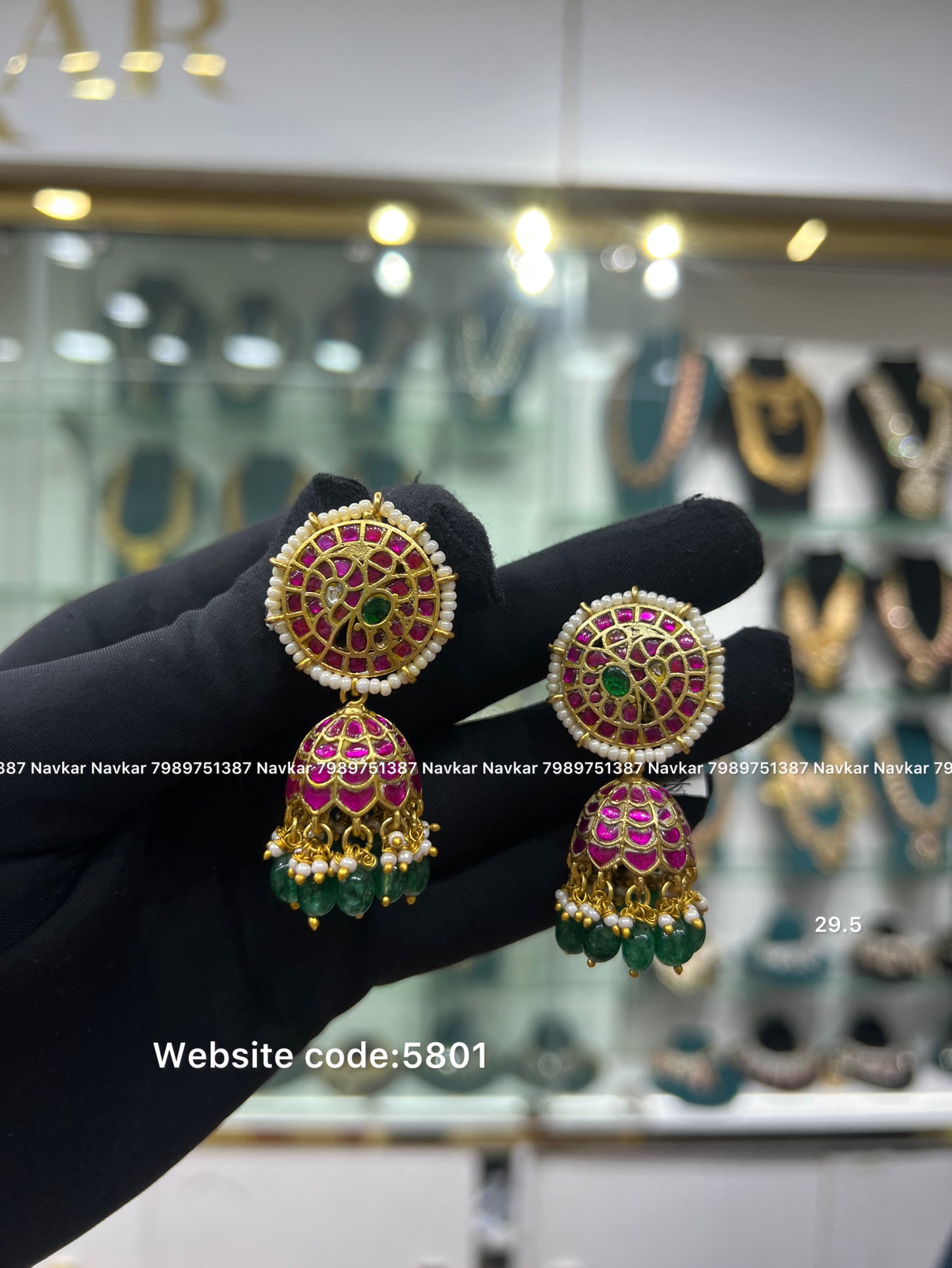 Kundan earring