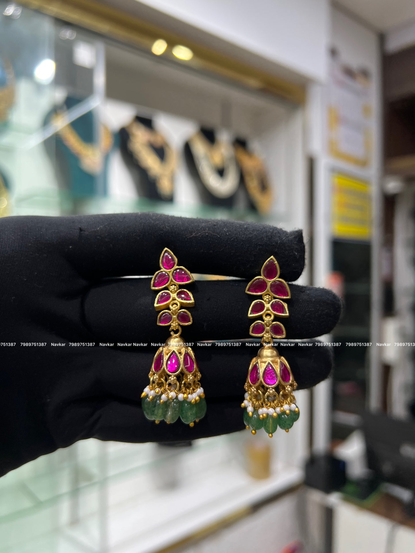 Kundan earring