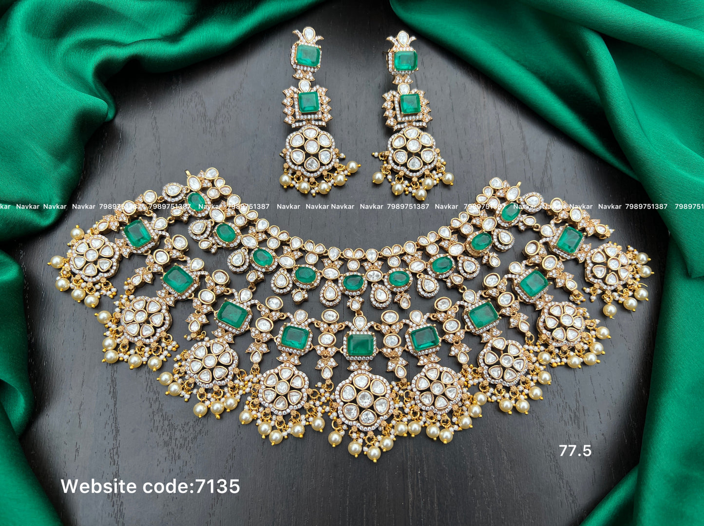 Mossonite necklace