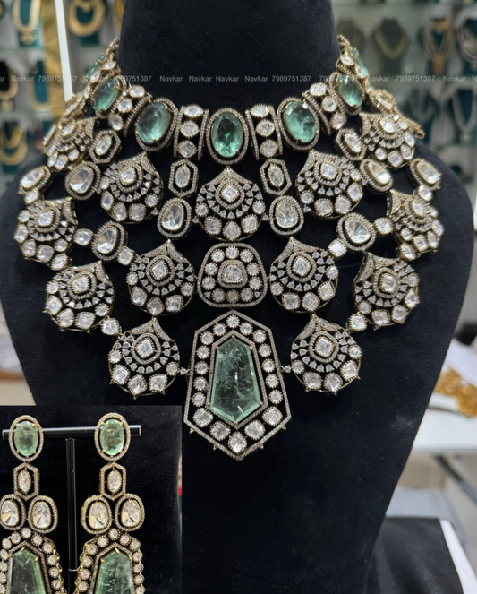 Mossonite necklace