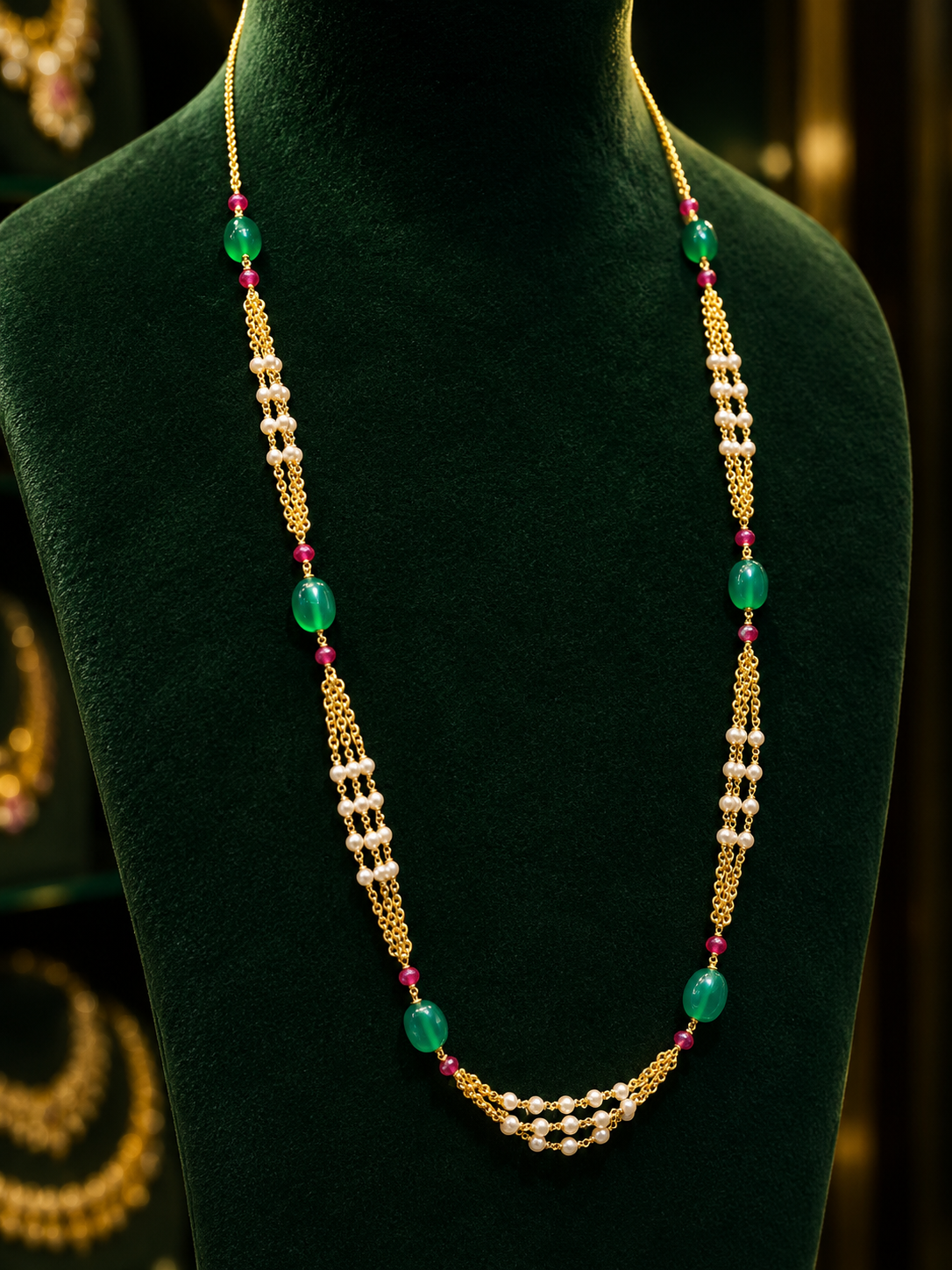 Black beads