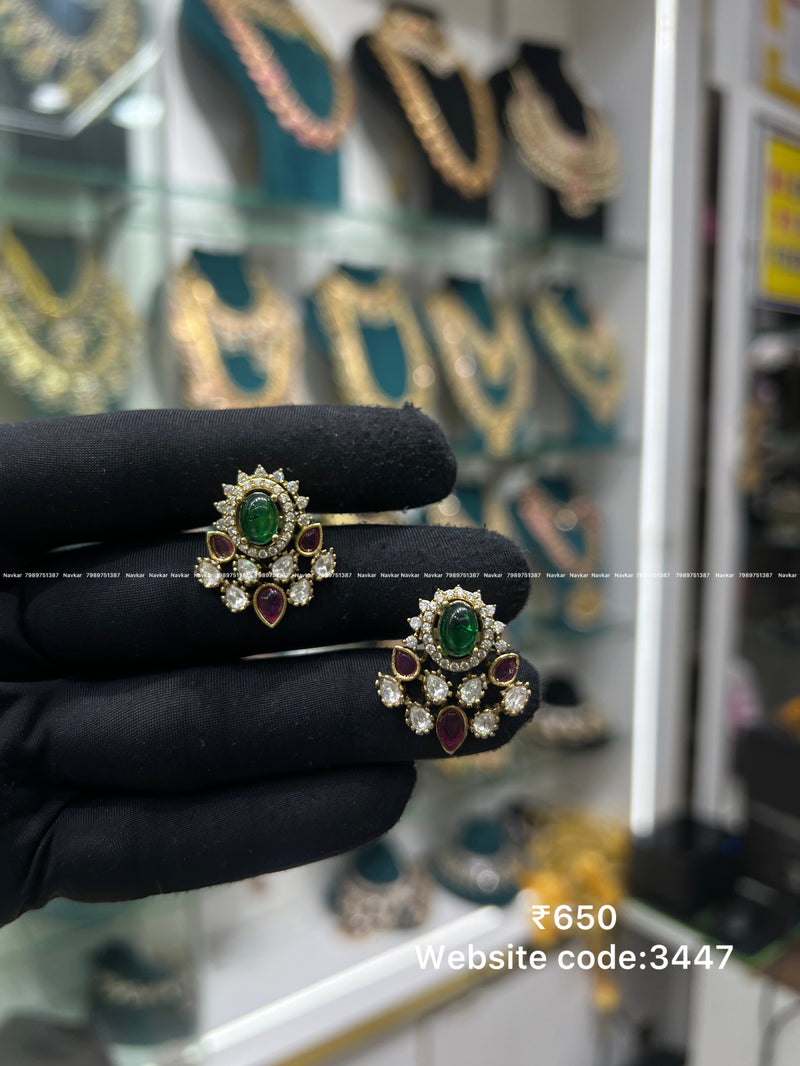Mossonite earring