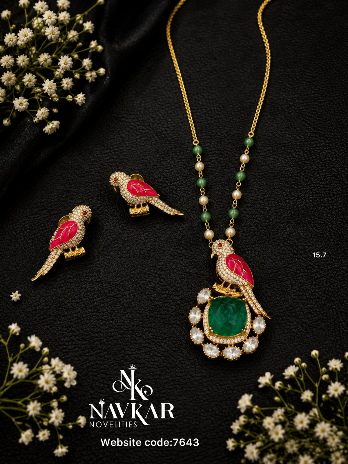 Kundan pendant set