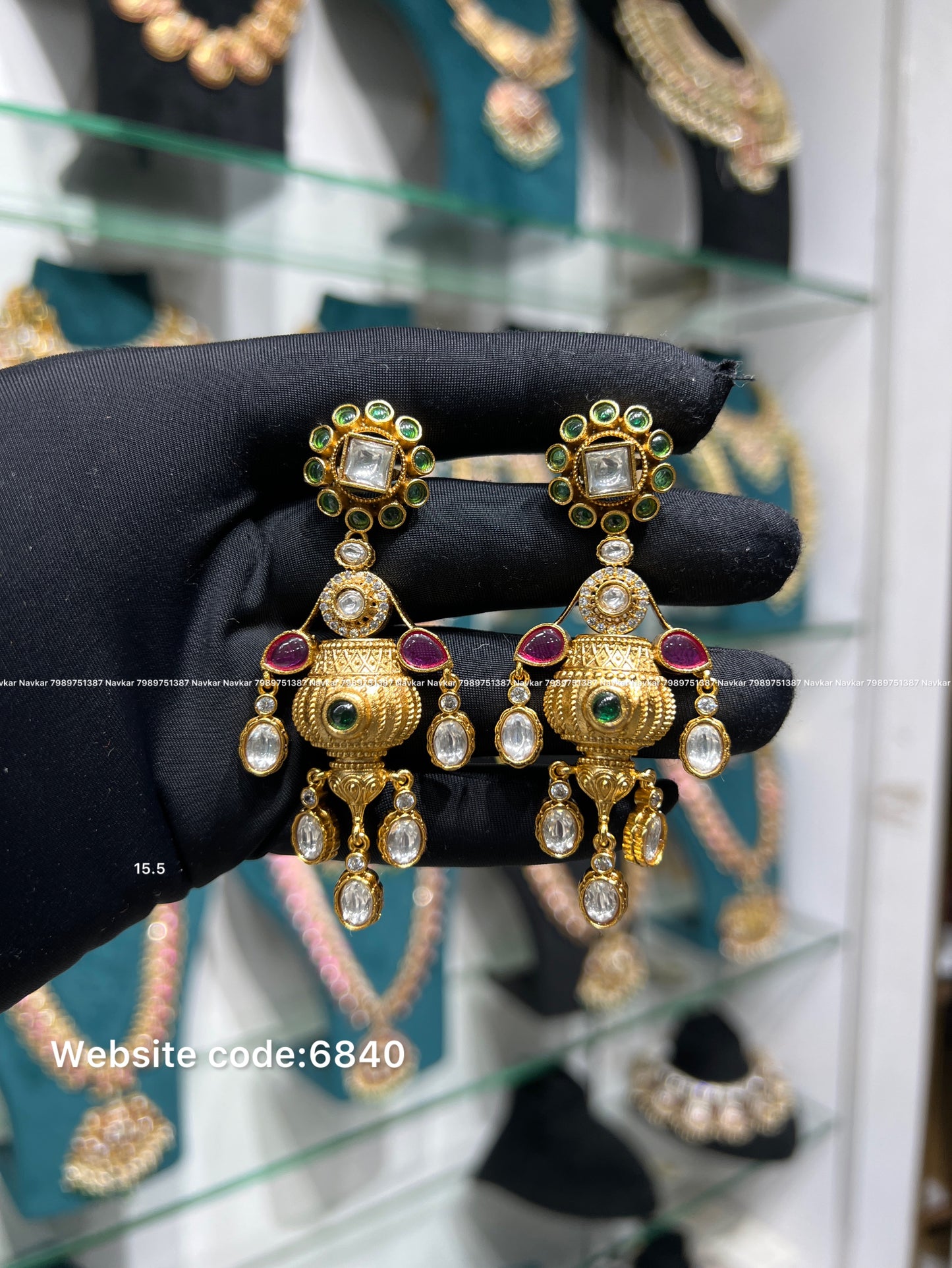 Polki earring
