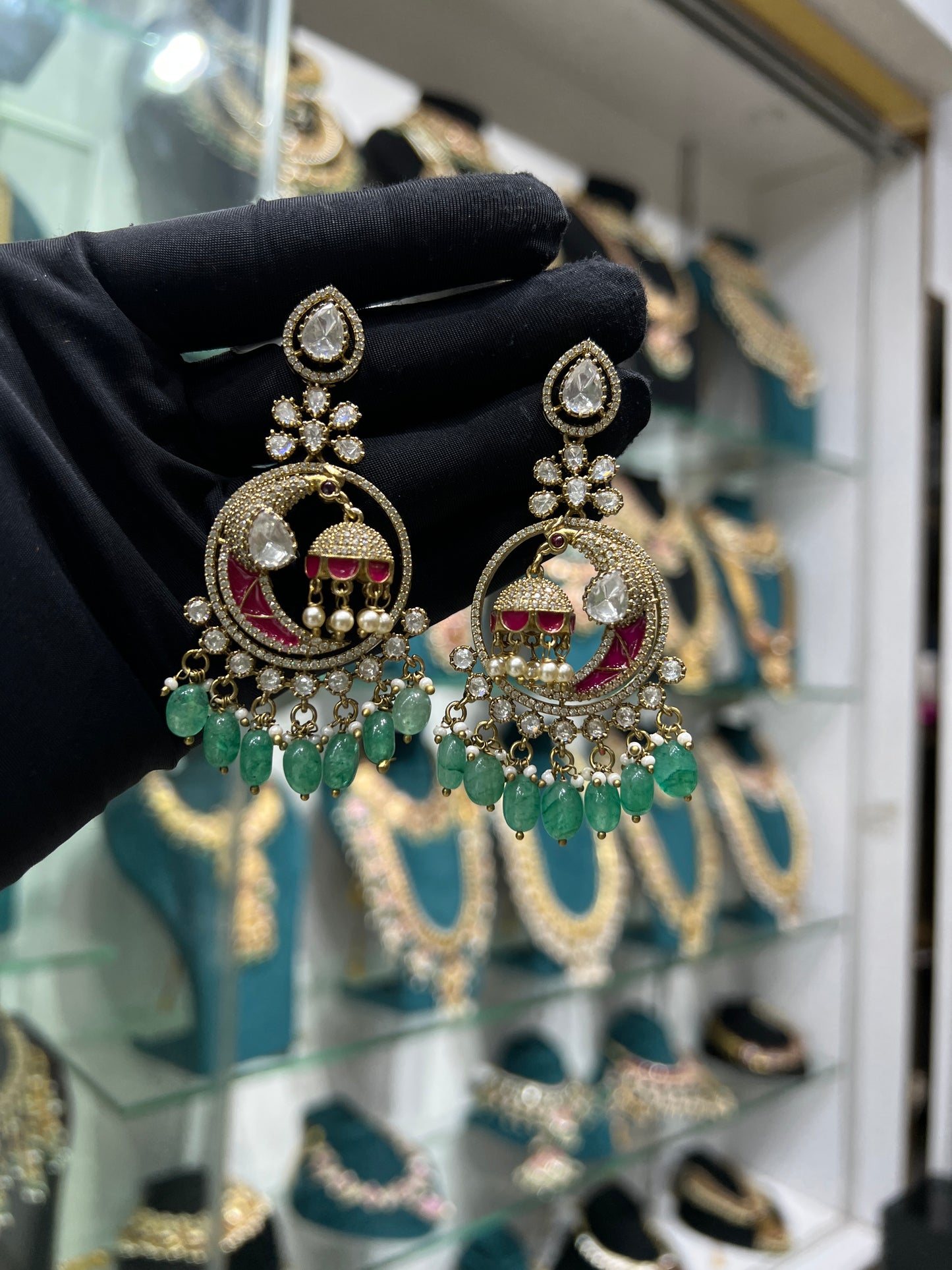 Mossonite earring