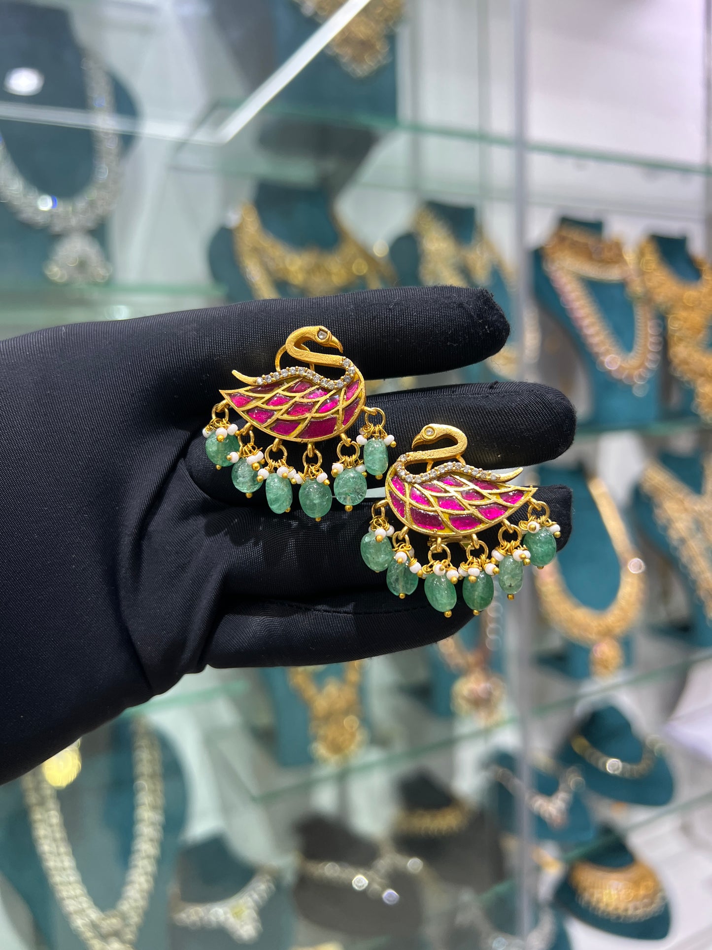 Kundan earrings