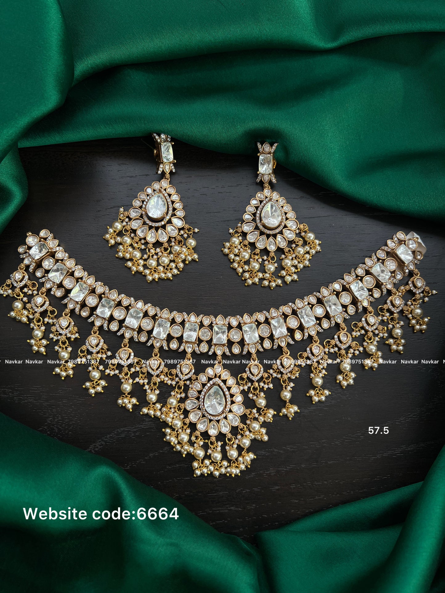 Mossonite necklace