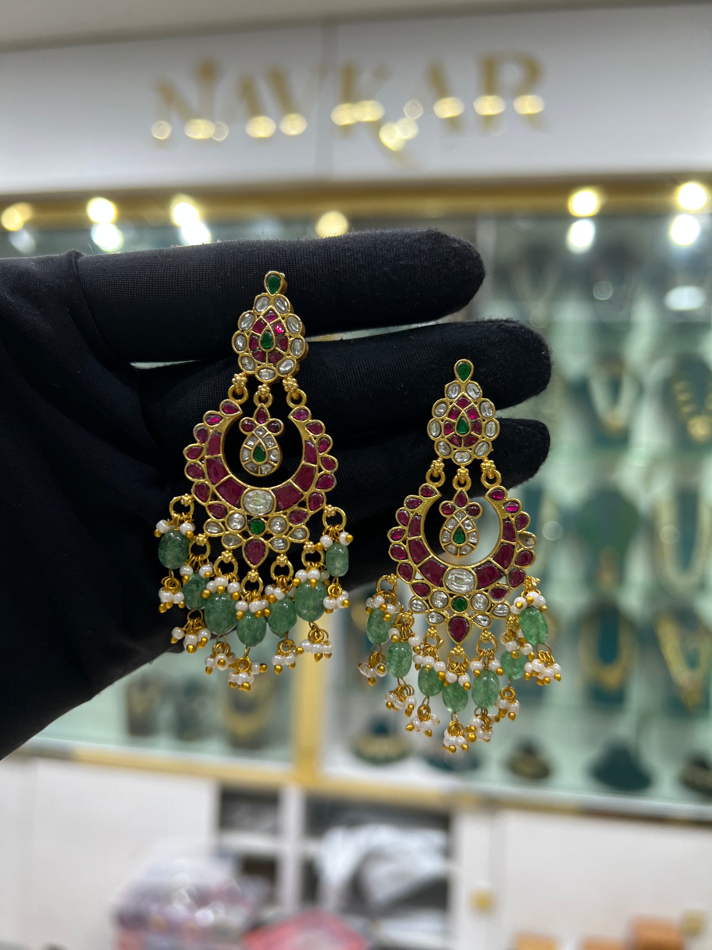 Kundan earring