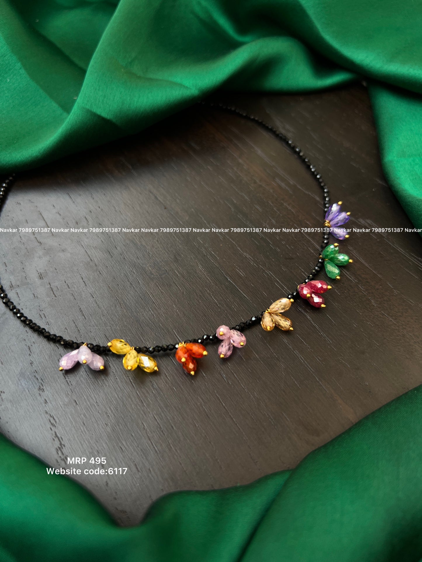 Black beads