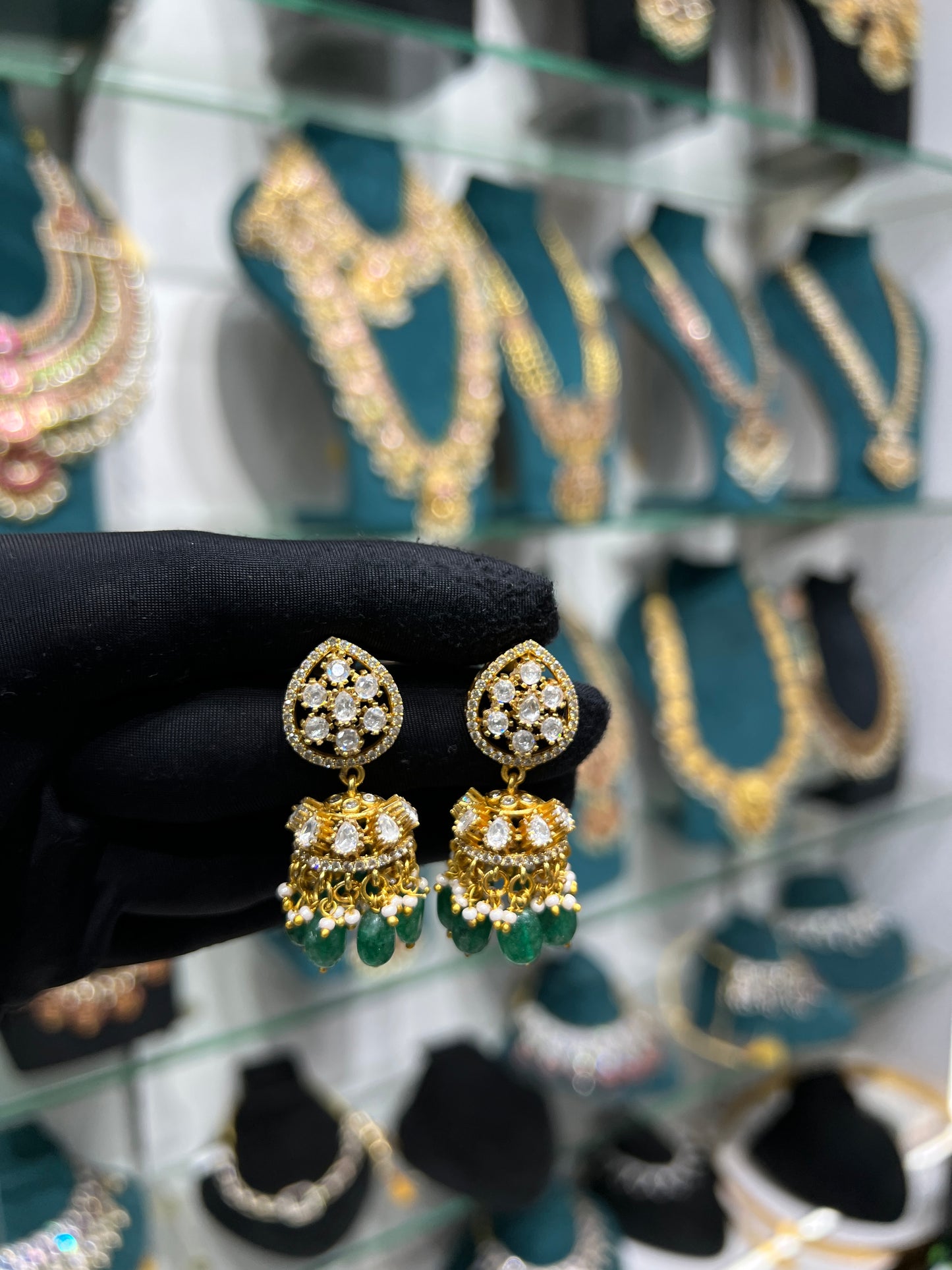 Mossonite earring
