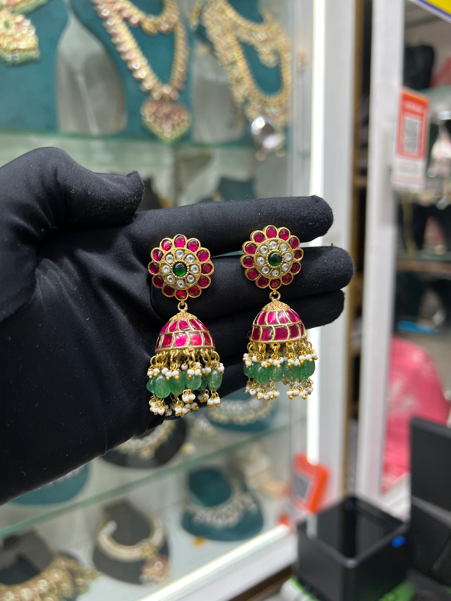 Kundan earrings