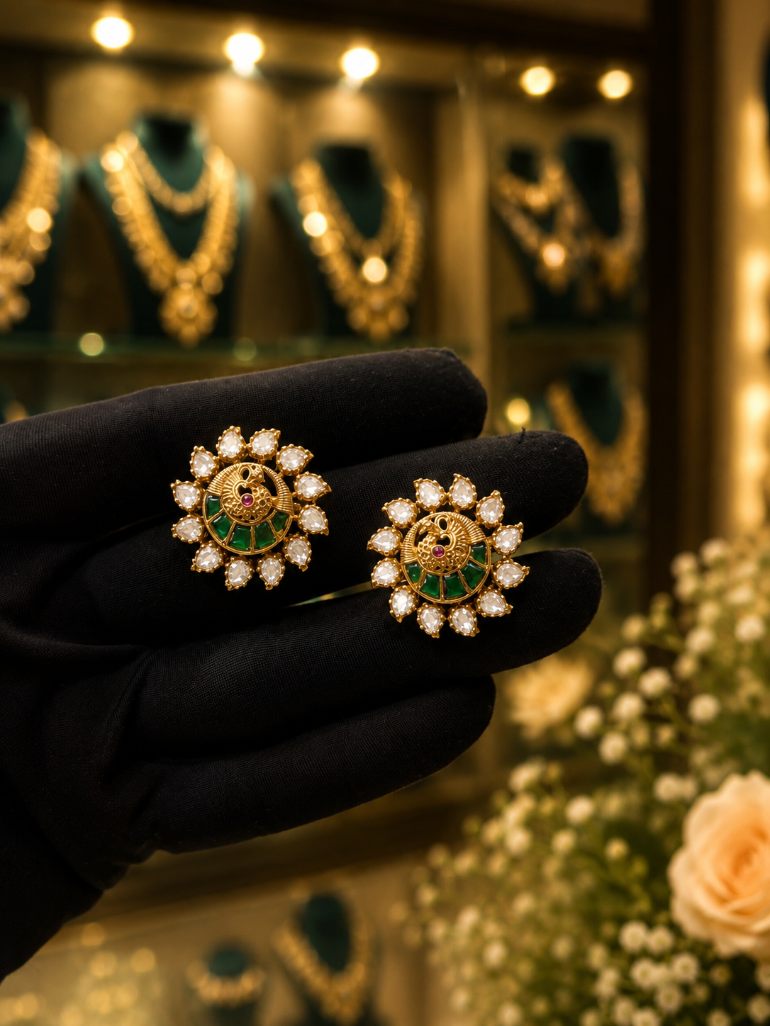 Kundan earring