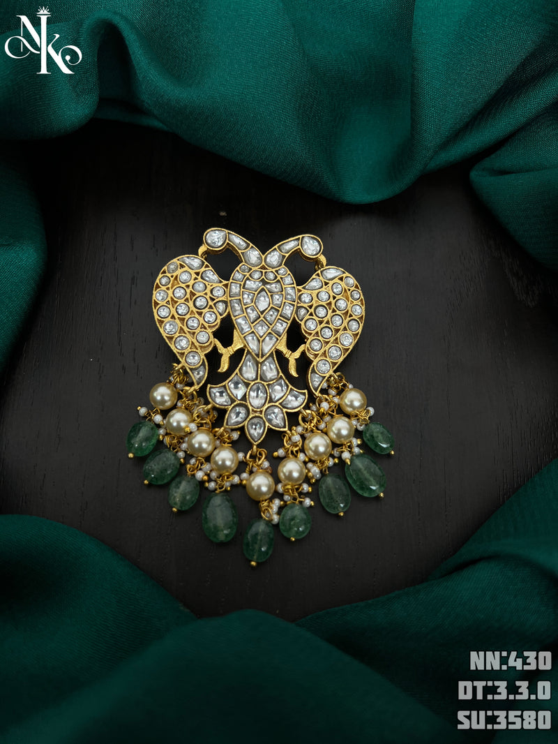 Garuda mossonite locket