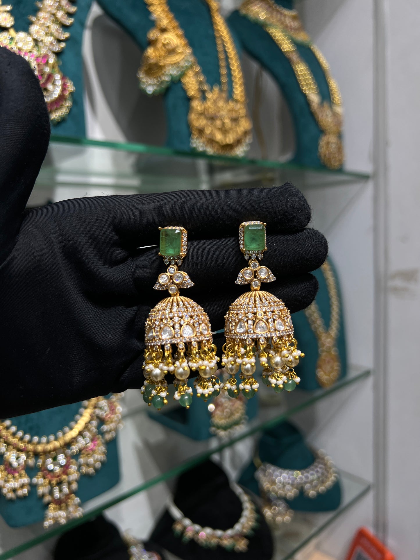 Mossonite earring