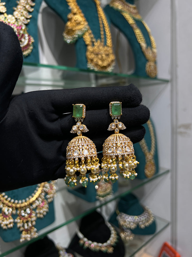 Mossonite earring