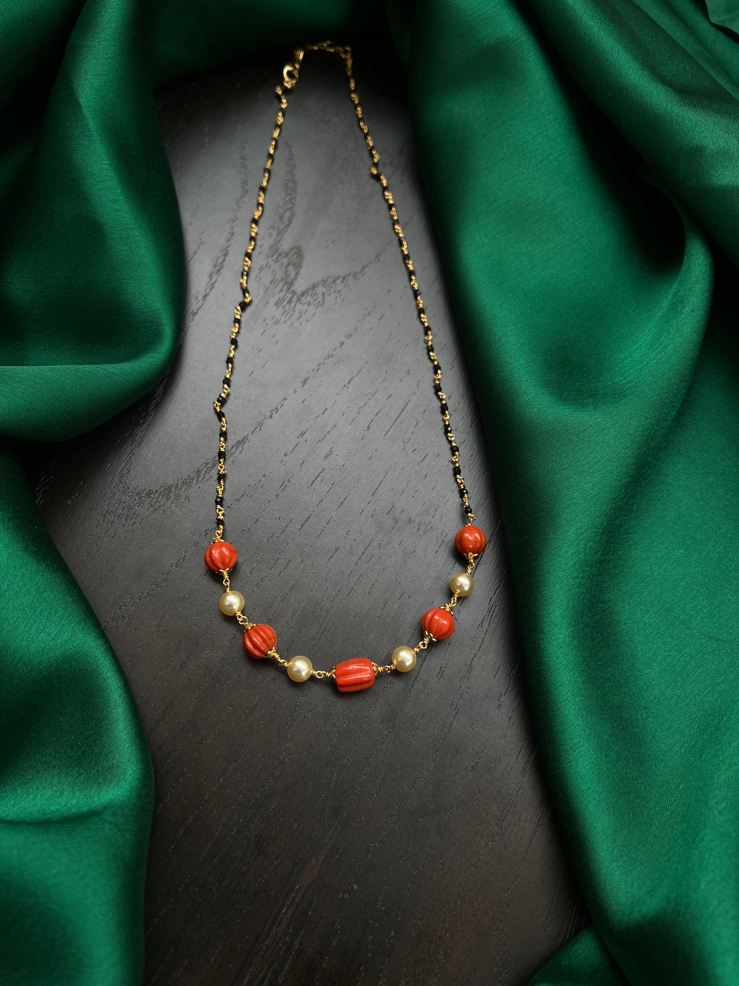 Black beads