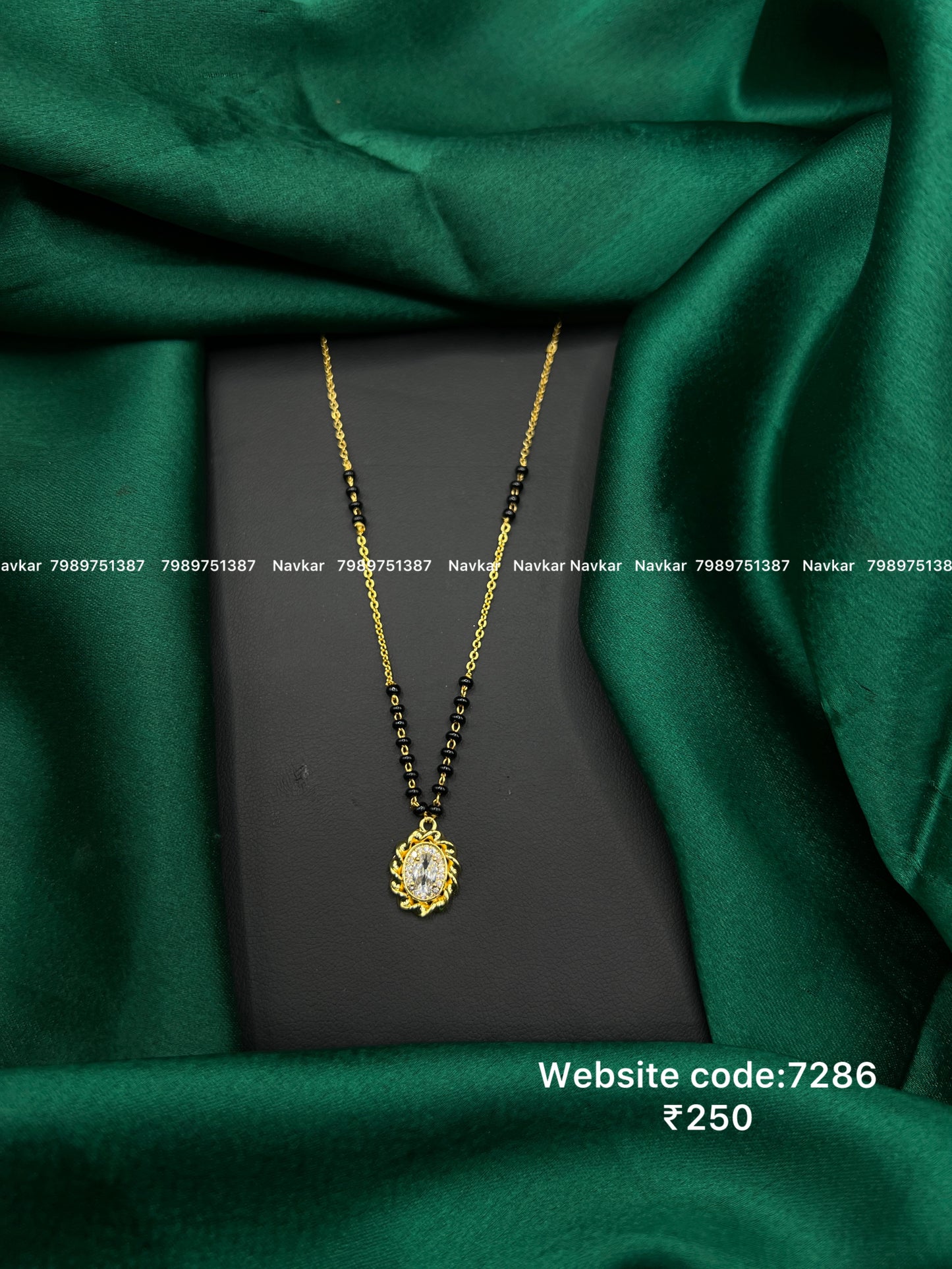 Black beads