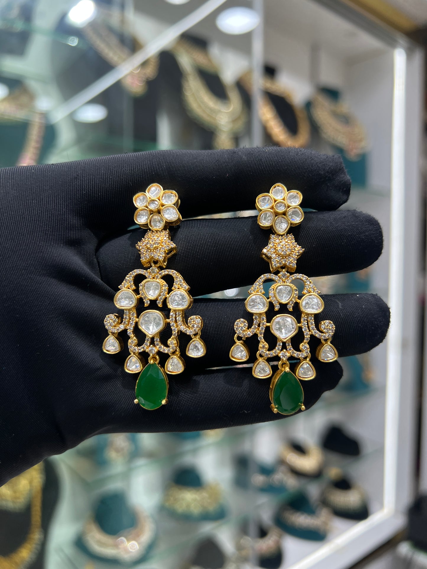 Mossonite earring