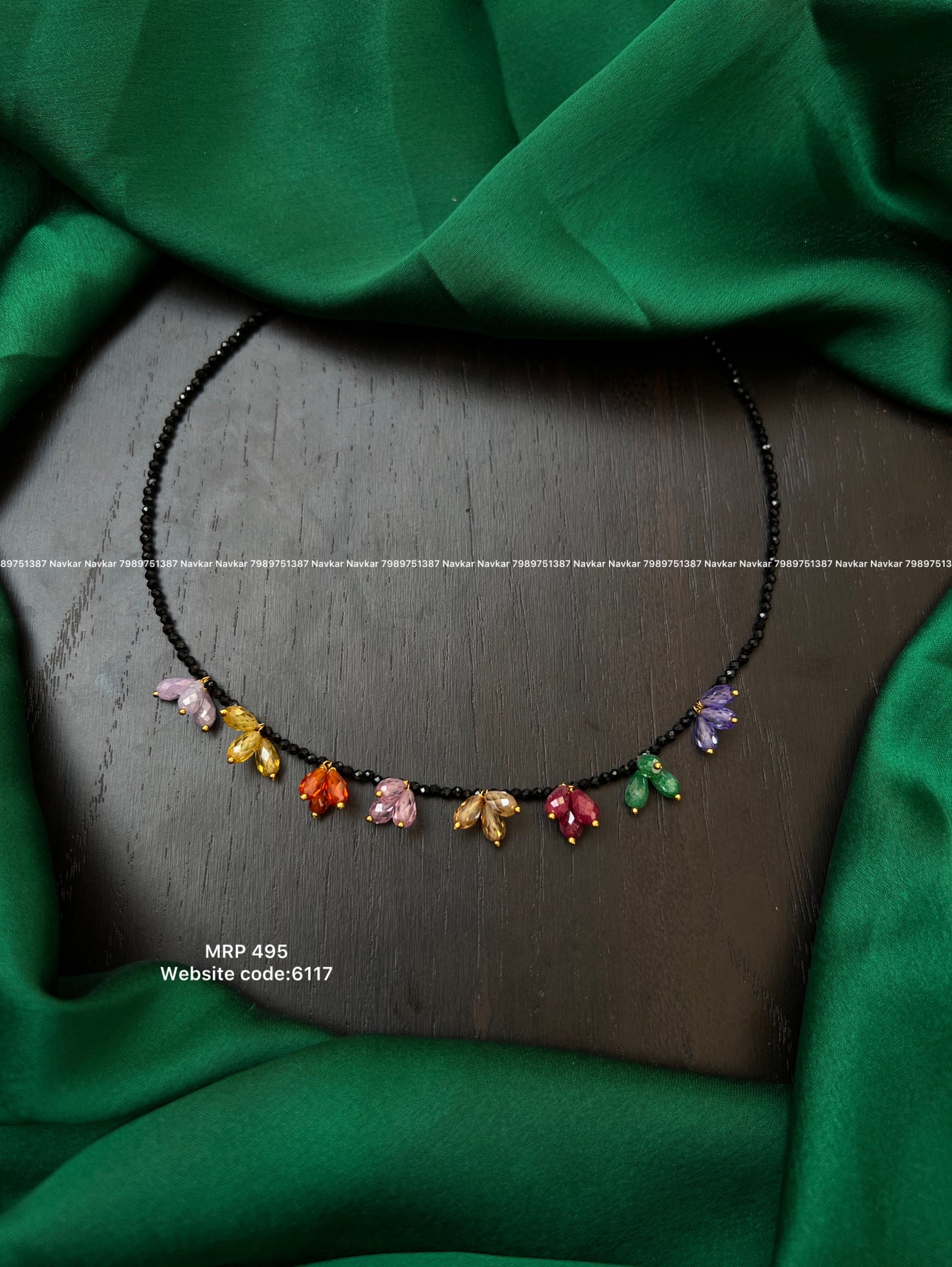 Black beads