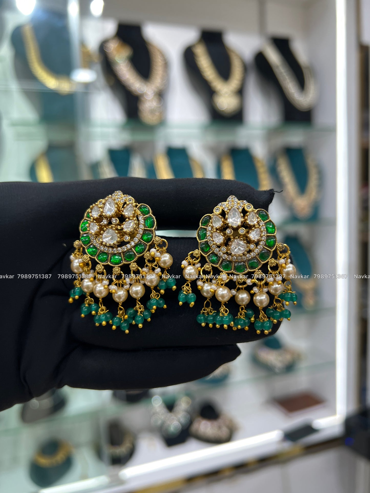 Kundan earring