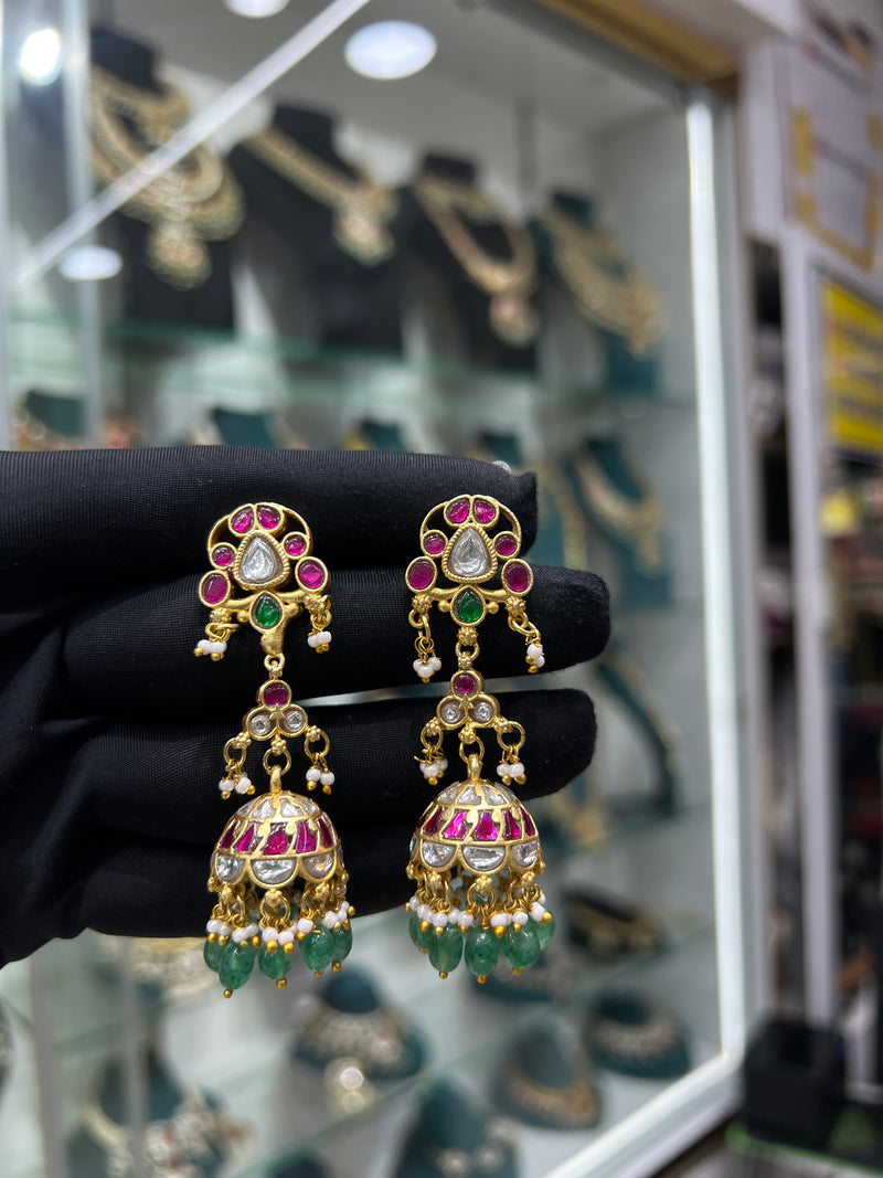 Kundan earring