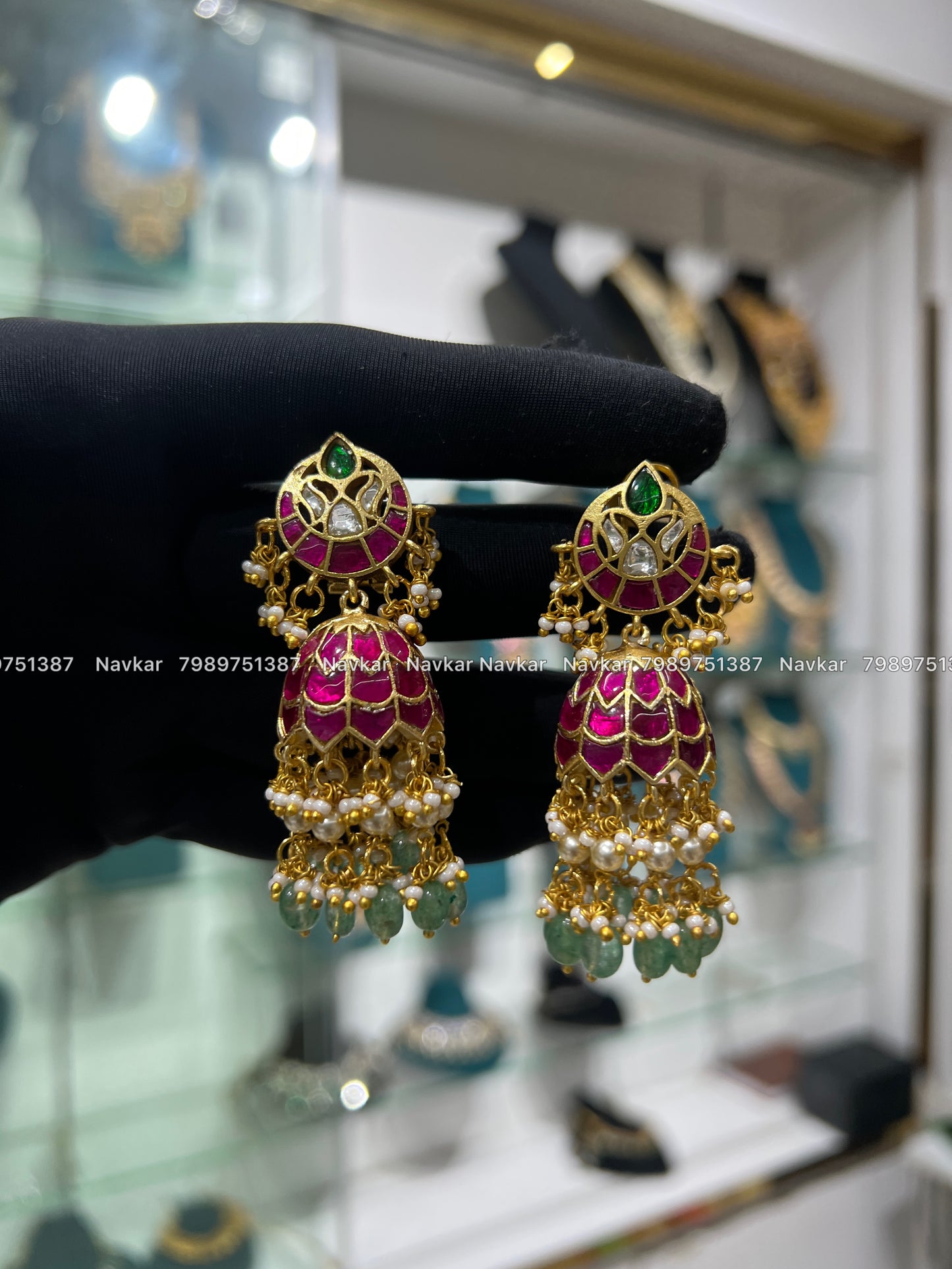 Kundan earring