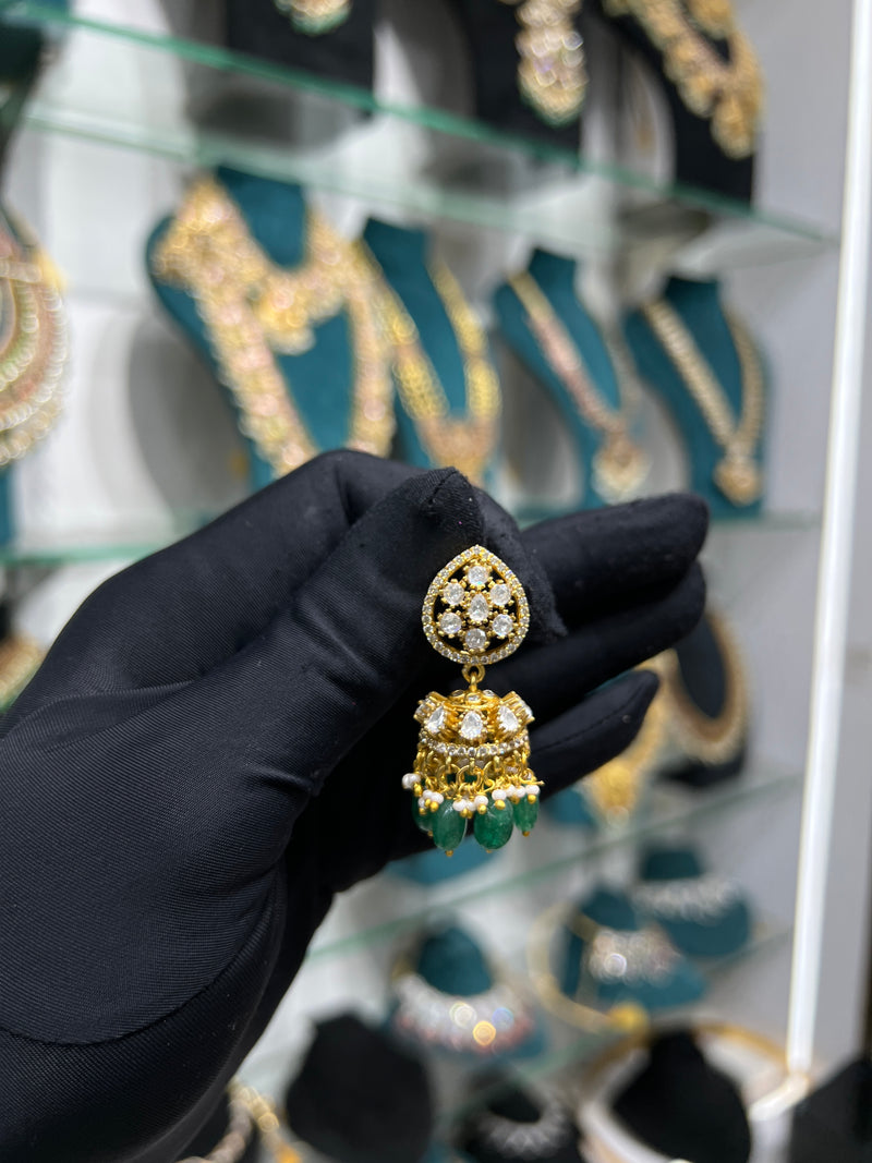Mossonite earring