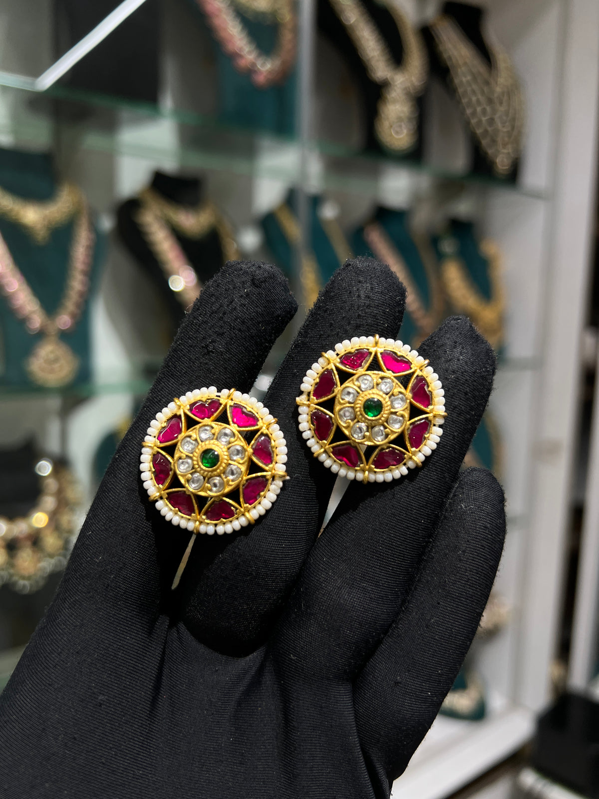 Kundan earring