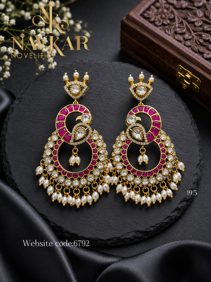 Kundan earring