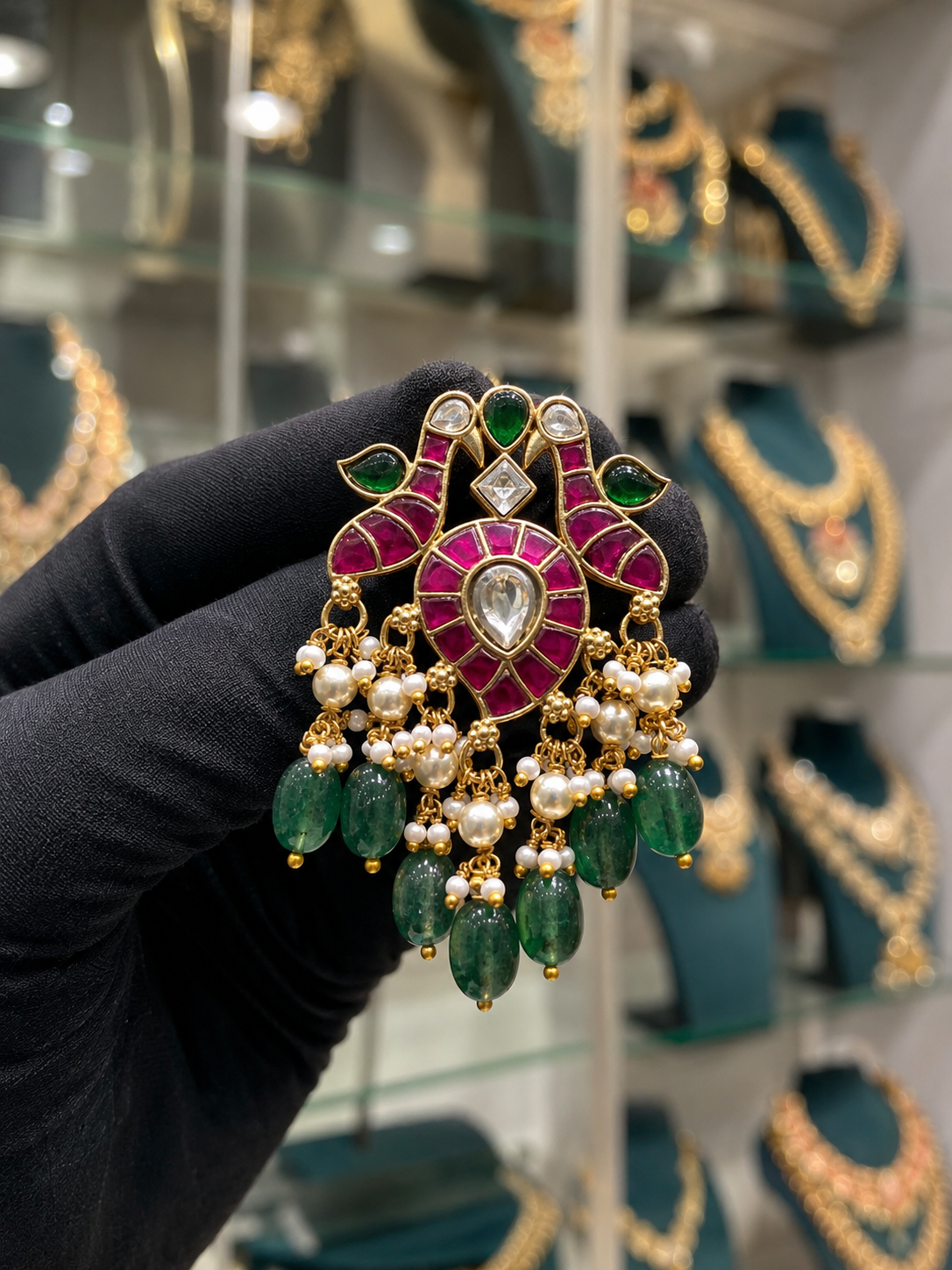 Kundan locket