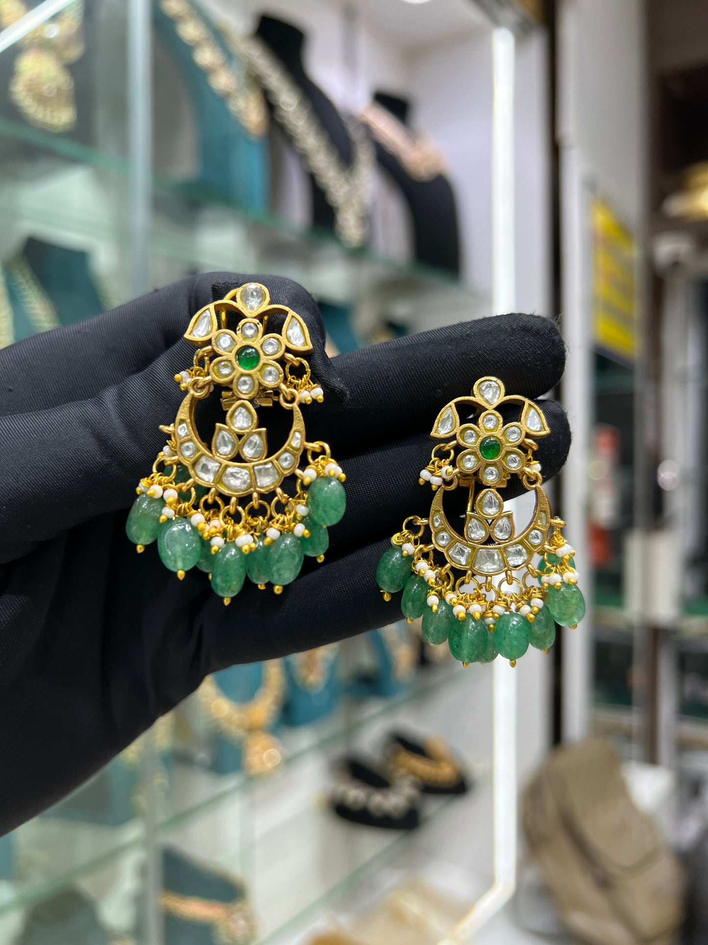 Kundan earrings