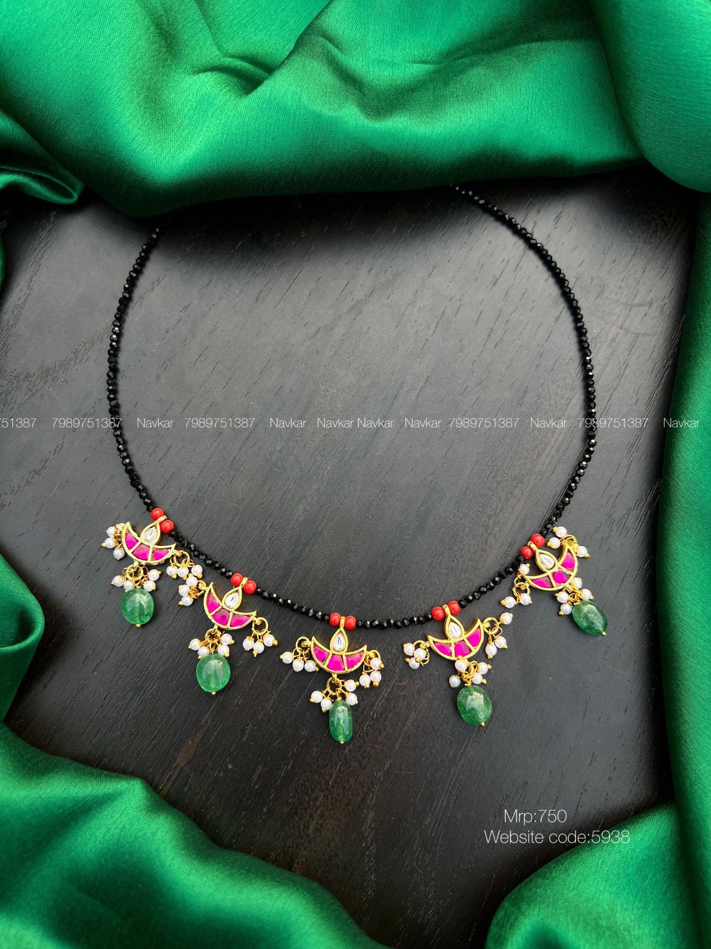 Black beads