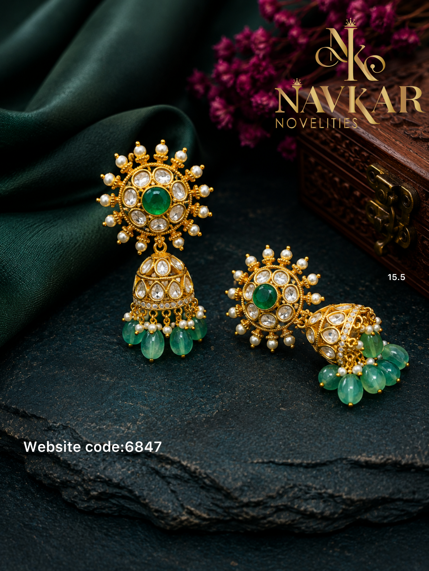 Mossonite earring