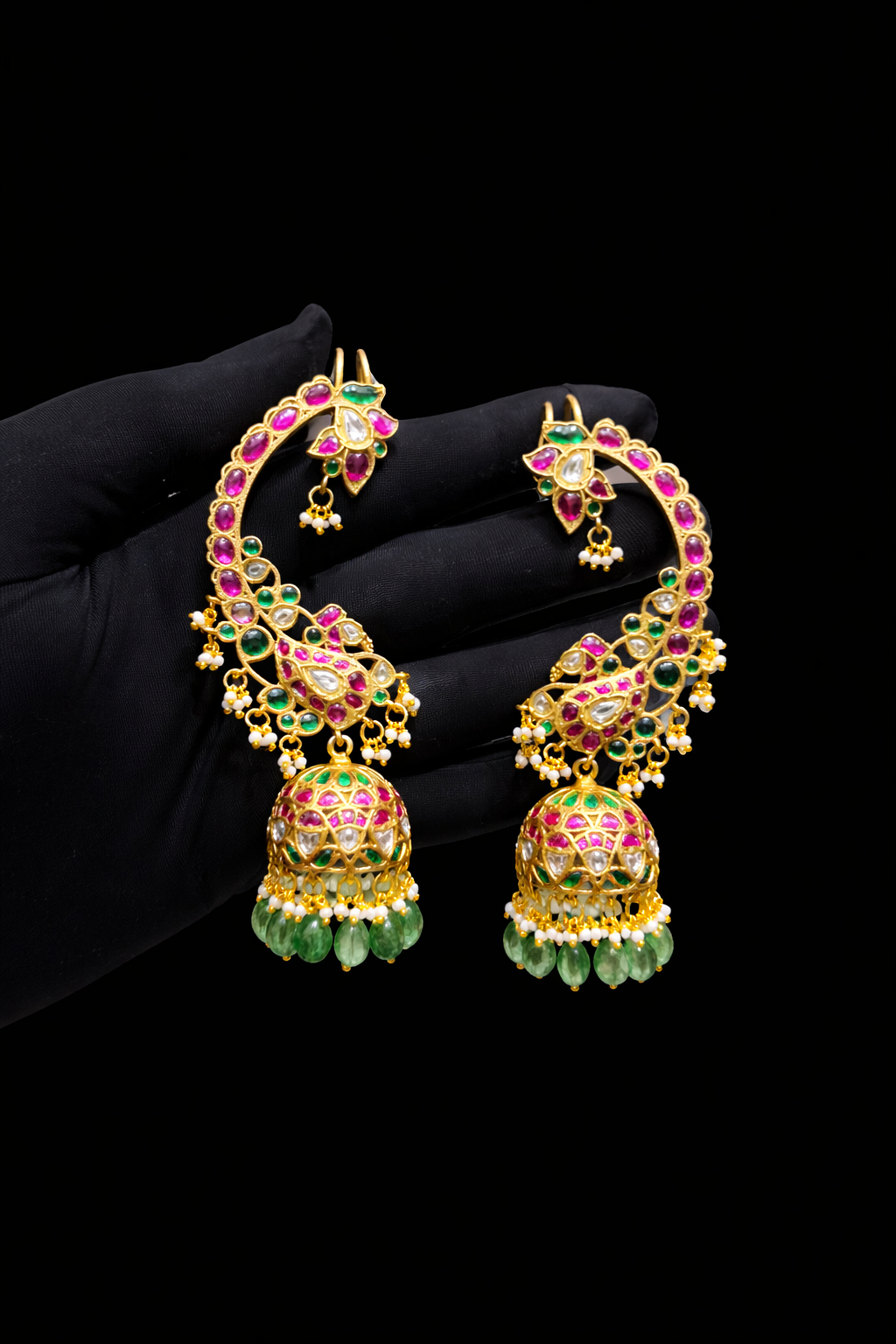 Kundan earrings