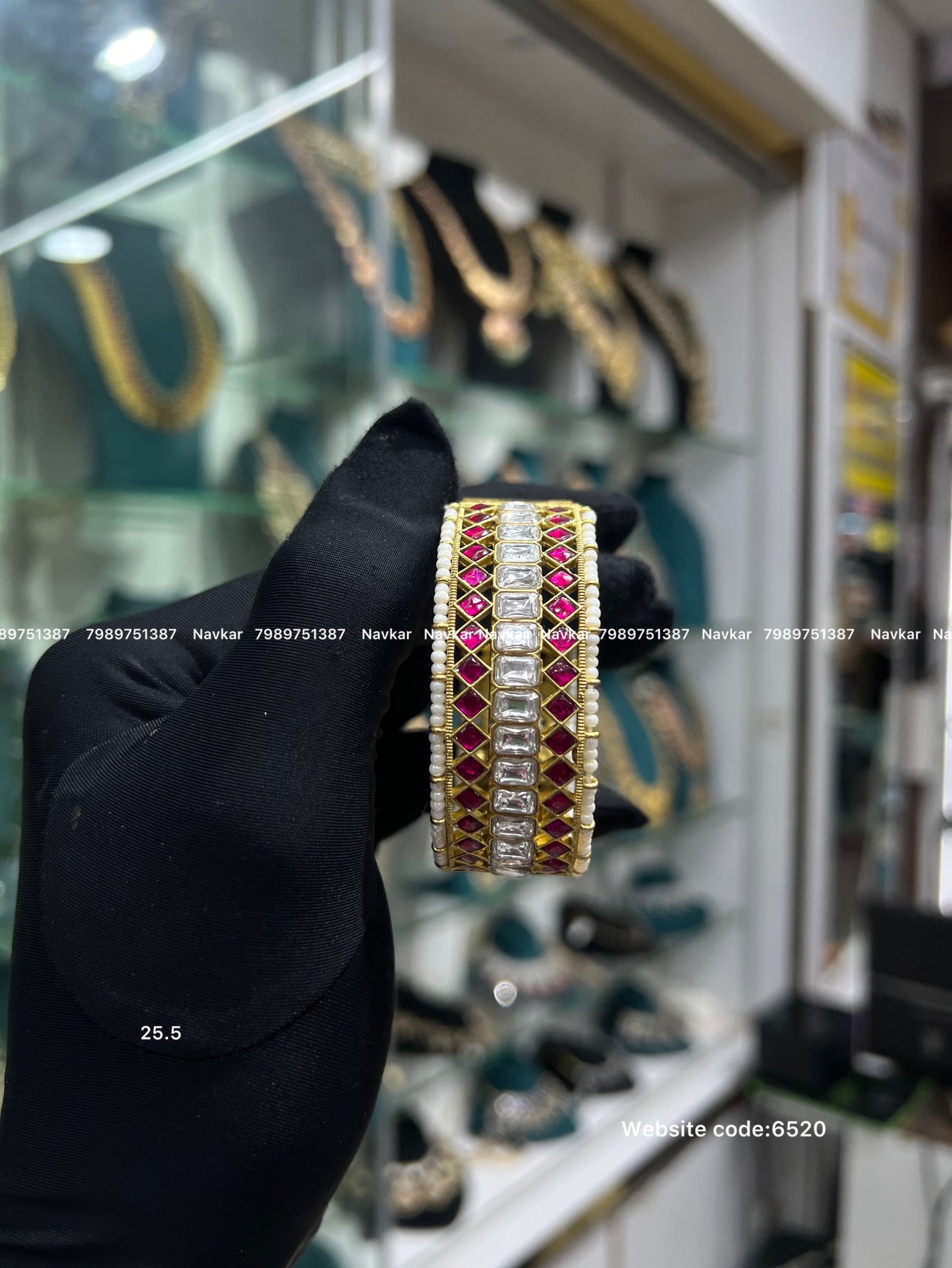 Kundan bangle