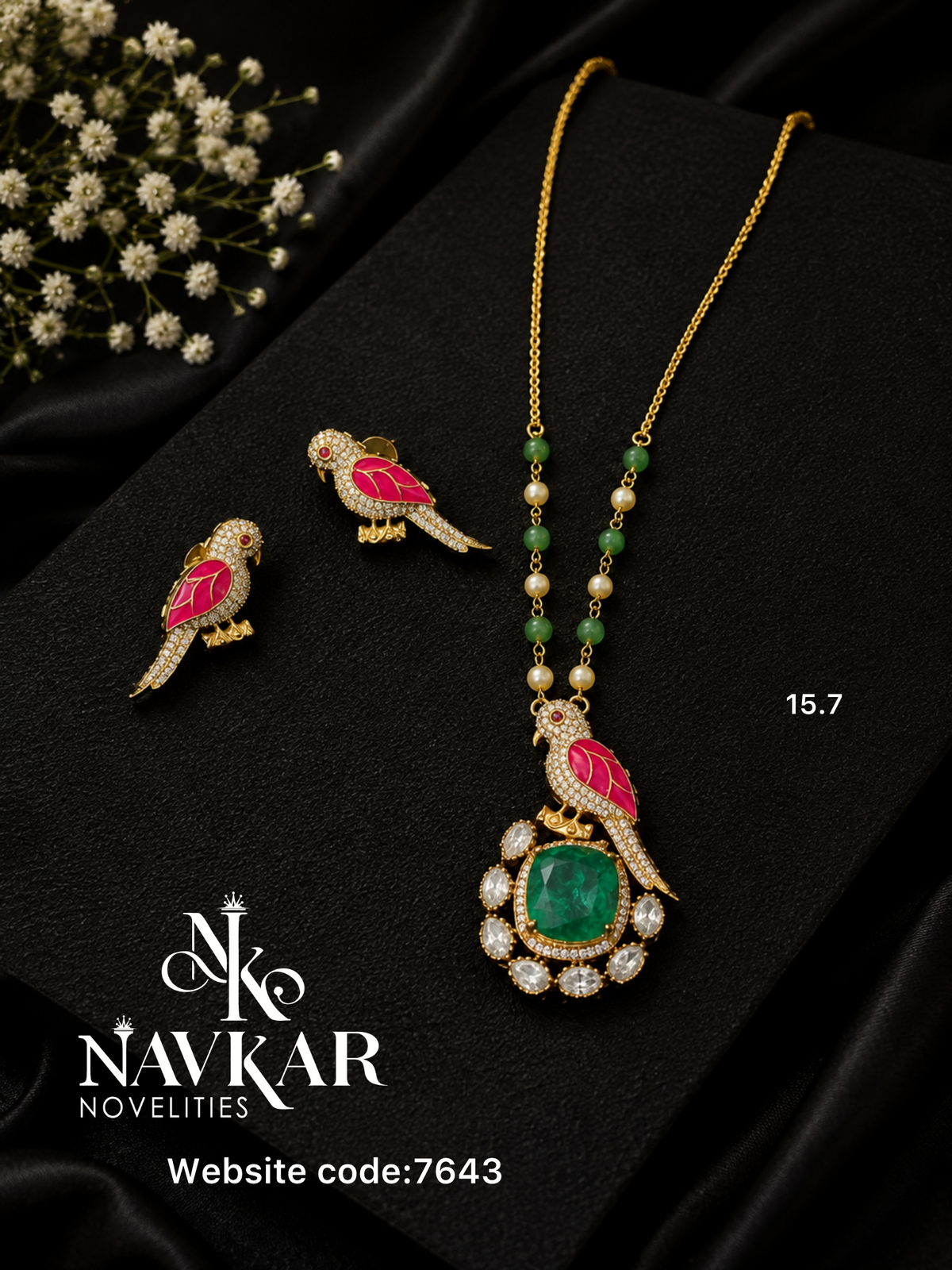 Kundan pendant set