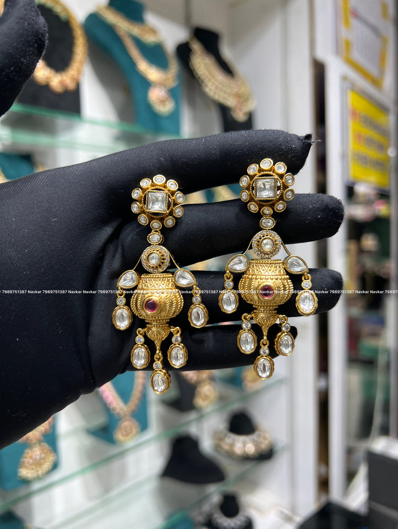 Polki earring