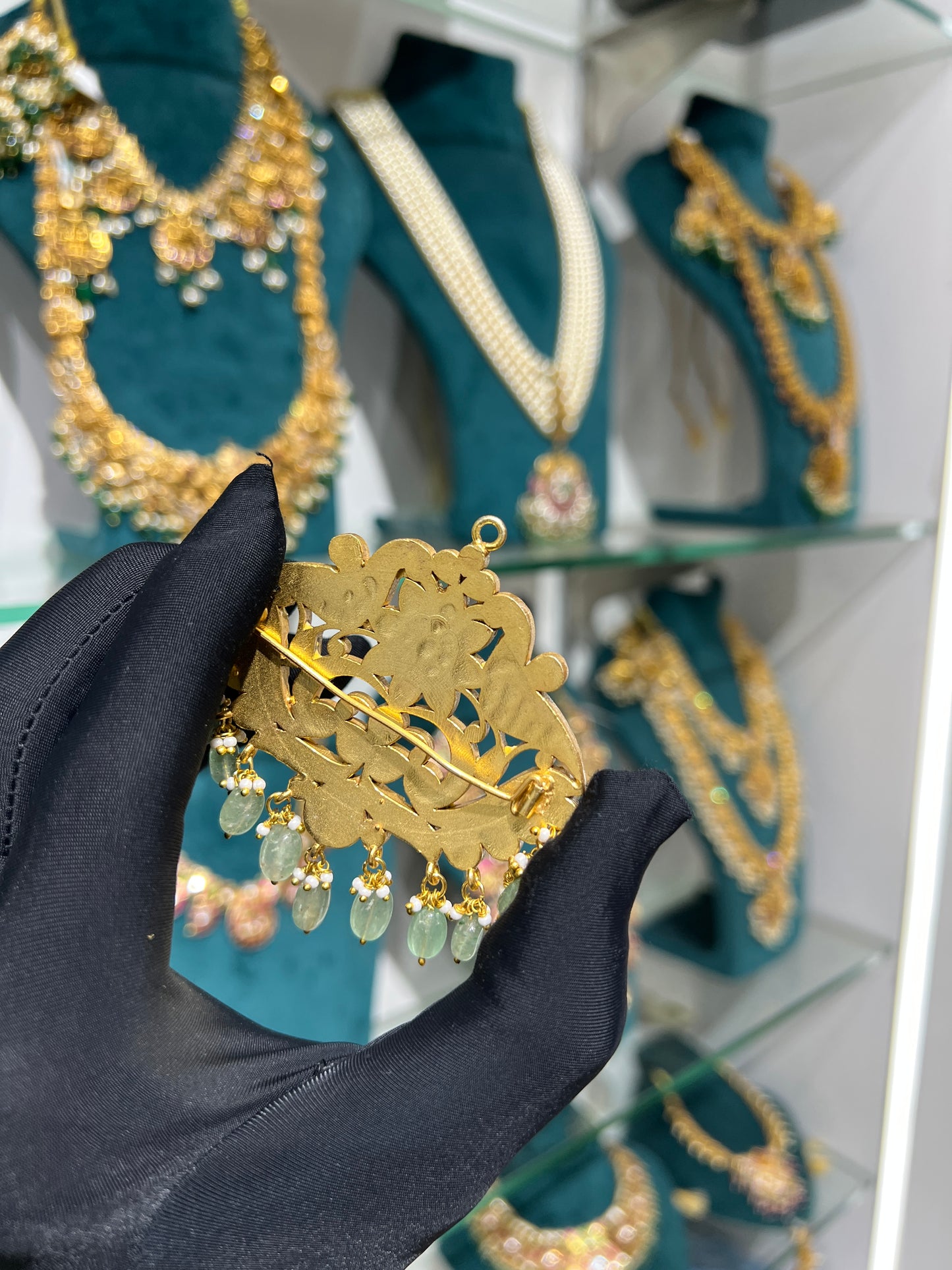 3 in 1 jadaukundan Kanti Necklace