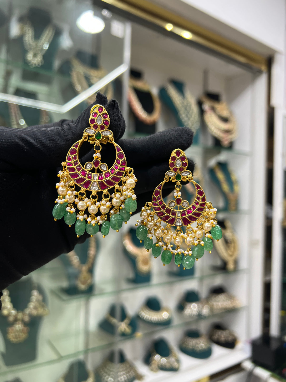 Kundan earring